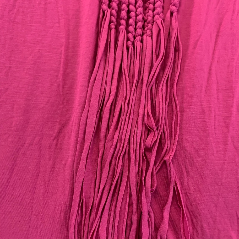 Nanette Lepore Macrame Pink Tunic Dress Size Small - Picture 17 of 17